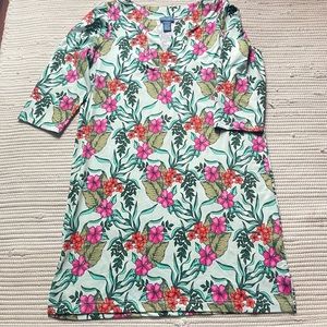 Caribbean Joe Floral Print Dress Size Large